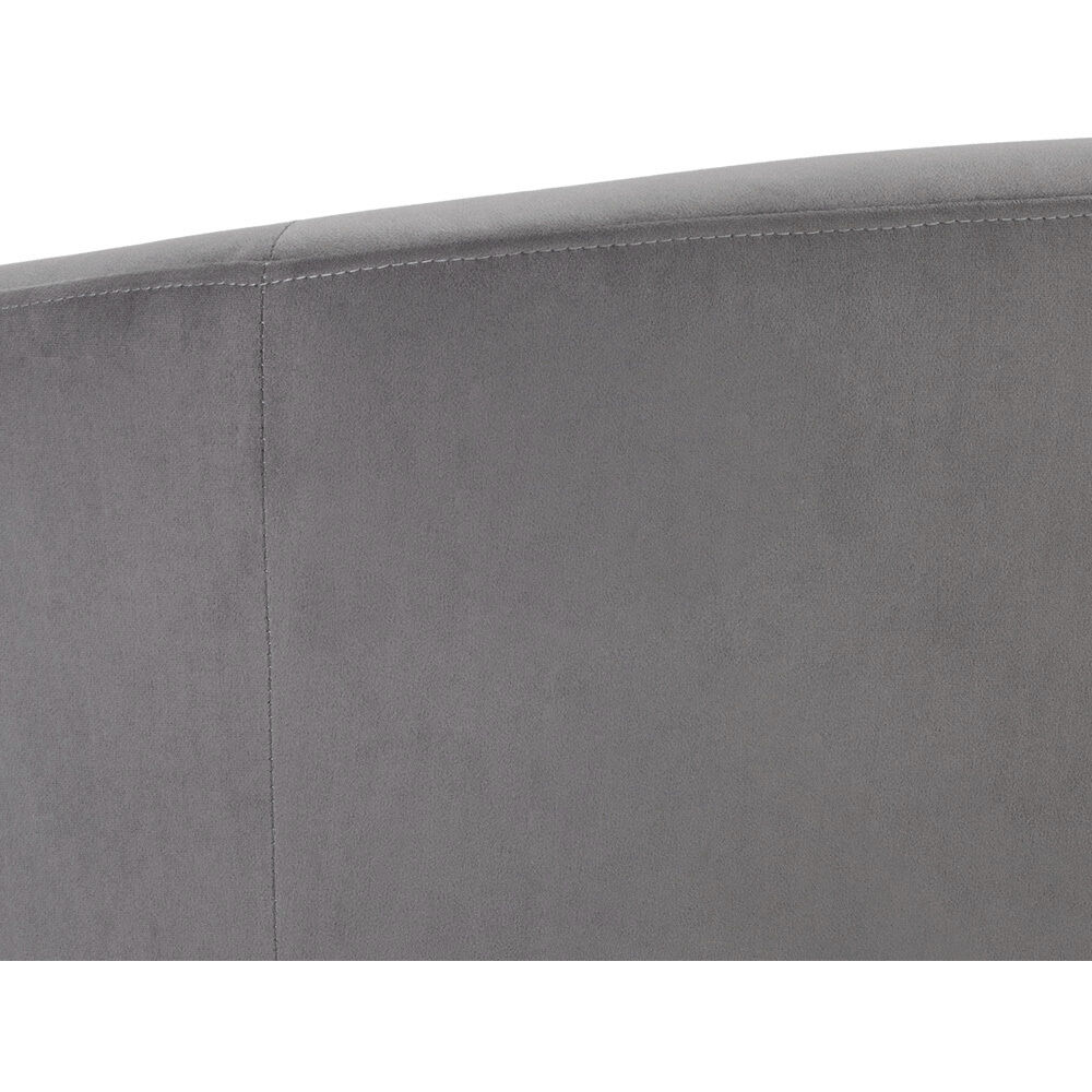 Treviso Antonio Charcoal Swivel Lounge Chair, Swivel